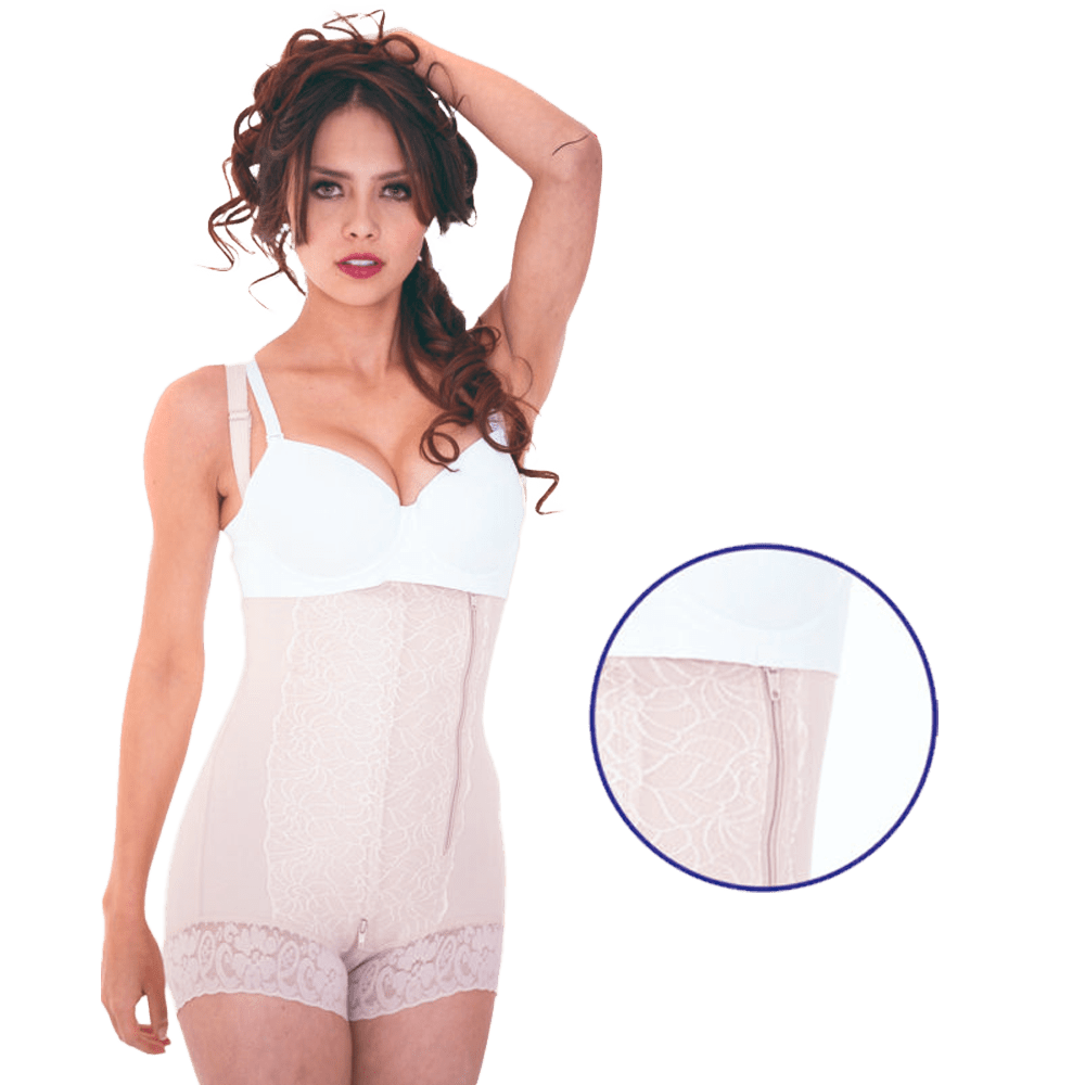 Estraple Bodysuit with Side Zipper for Ultimate Support