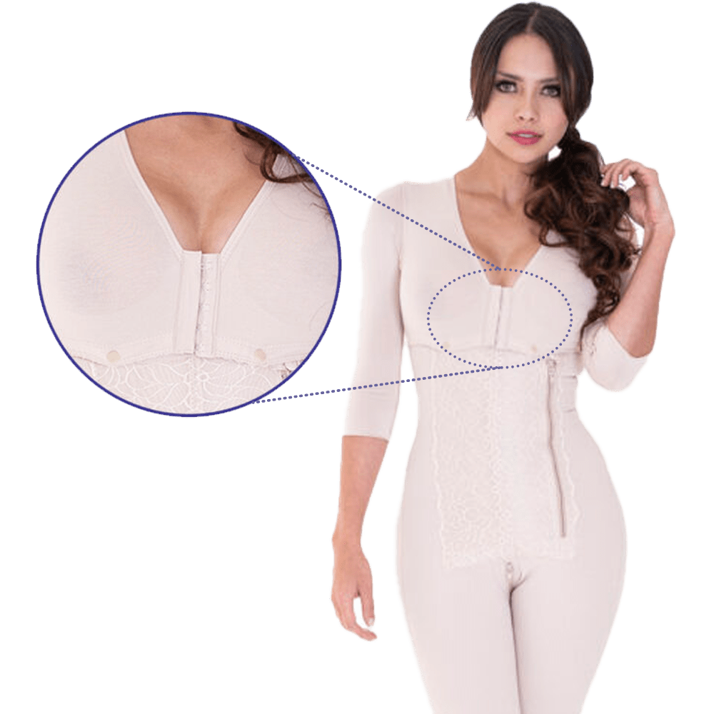 Double Preformed Cup Fishnet Girdle